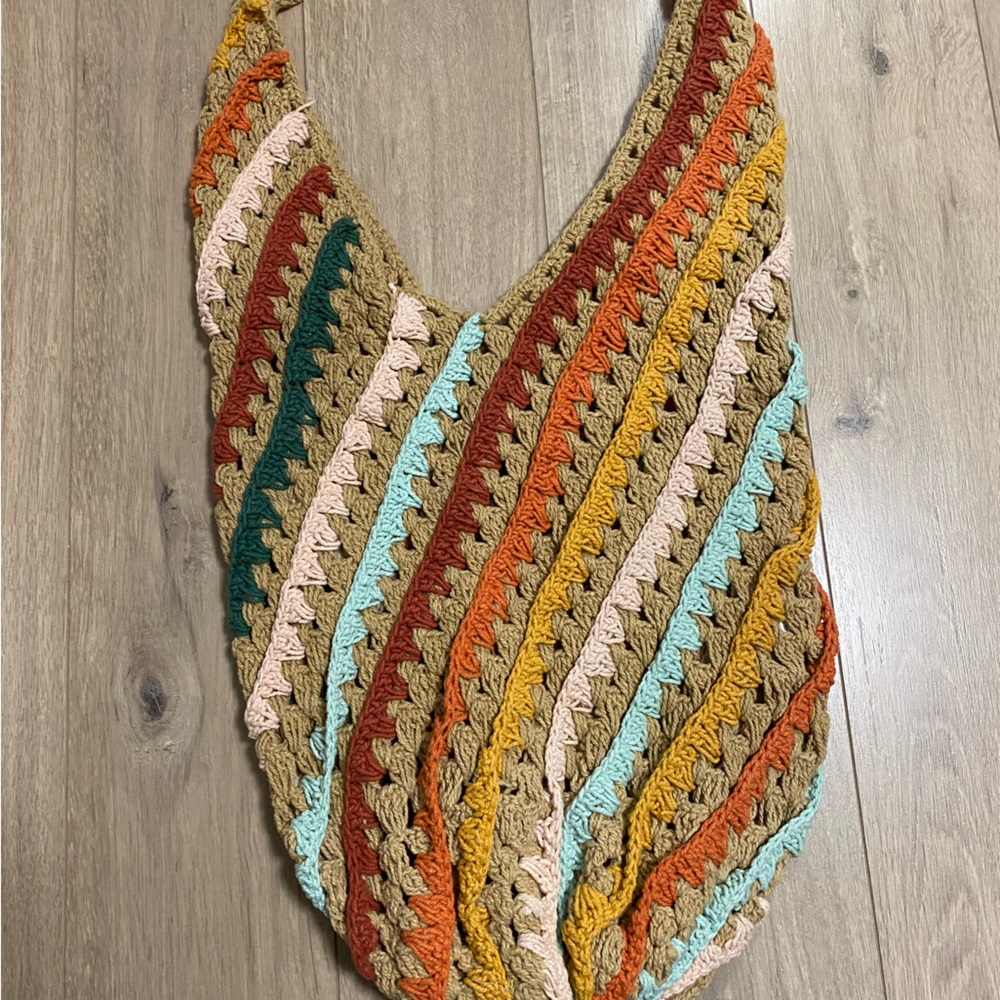 Zara Crochet Maxi Bucket Bag - Picture 6 of 6